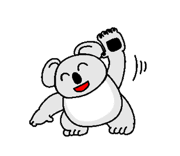 Cute koala Sticker sticker #3743625