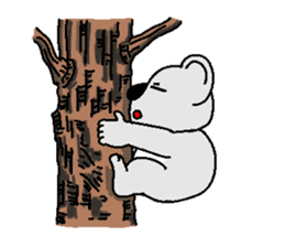 Cute koala Sticker sticker #3743630