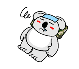 Cute koala Sticker sticker #3743632