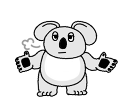 Cute koala Sticker sticker #3743636