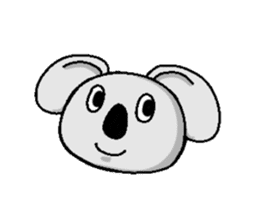 Cute koala Sticker sticker #3743639