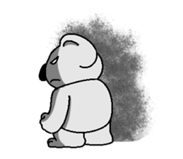 Cute koala Sticker sticker #3743642