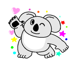 Cute koala Sticker sticker #3743646