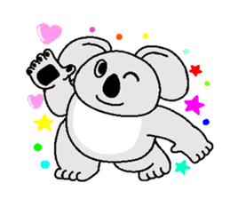 Cute koala Sticker sticker #3743646