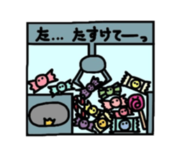 Colorful candies sticker #3743726