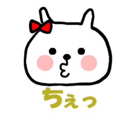 The lovely rabbit USATAN sticker #3744214