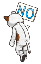 Funny animal suit sticker #3744614