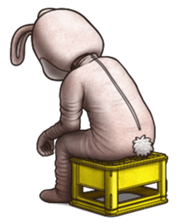 Funny animal suit sticker #3744641