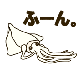 unmotivated squid sticker #3744768