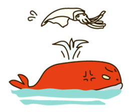 unmotivated squid sticker #3744785