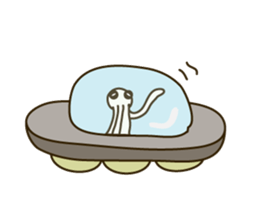 unmotivated squid sticker #3744790