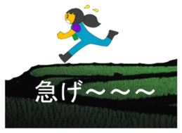 Cheerful better-ender agricaltural girl2 sticker #3745411