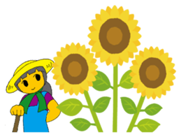 Cheerful better-ender agricaltural girl2 sticker #3745422