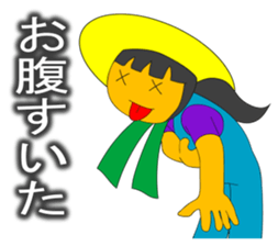 Cheerful better-ender agricaltural girl2 sticker #3745442