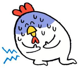 CHICKEN HEART sticker #3745449