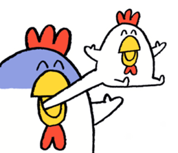 CHICKEN HEART sticker #3745462