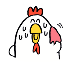 CHICKEN HEART sticker #3745482