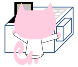 pharmacist of a cat sticker #3745933