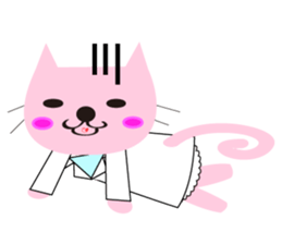 pharmacist of a cat sticker #3745941