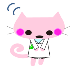 pharmacist of a cat sticker #3745945