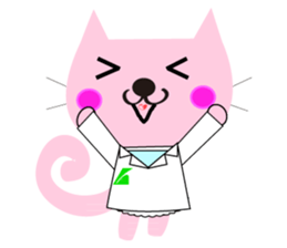 pharmacist of a cat sticker #3745947