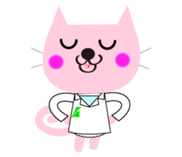 pharmacist of a cat sticker #3745948