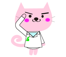 pharmacist of a cat sticker #3745953