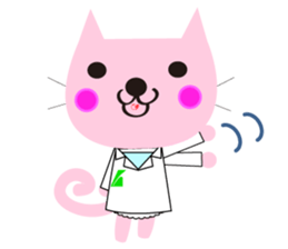 pharmacist of a cat sticker #3745954