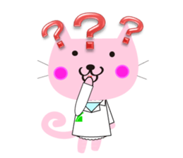 pharmacist of a cat sticker #3745957