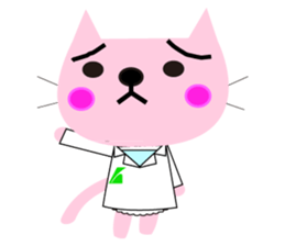 pharmacist of a cat sticker #3745960