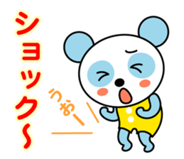 Sky blue panda sticker #3746000