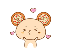 PIZZA KUMA sticker #3746796