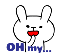 Lovely Rabbit and Turtle sticker #3746944