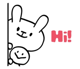 Lovely Rabbit and Turtle sticker #3746952