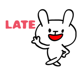 Lovely Rabbit and Turtle sticker #3746961