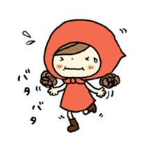 Little Red Riding-Hood & ryuryu sticker #3747295