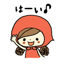 Little Red Riding-Hood & ryuryu sticker #3747298