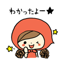Little Red Riding-Hood & ryuryu sticker #3747299