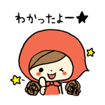 Little Red Riding-Hood & ryuryu sticker #3747299