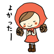 Little Red Riding-Hood & ryuryu sticker #3747306