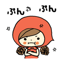Little Red Riding-Hood & ryuryu sticker #3747309