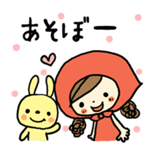 Little Red Riding-Hood & ryuryu sticker #3747312