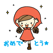 Little Red Riding-Hood & ryuryu sticker #3747319