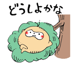 Sloth with a funny accent by Maco. sticker #3747602