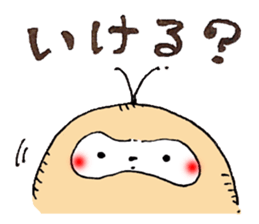 Sloth with a funny accent by Maco. sticker #3747604