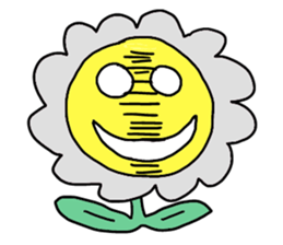 smile flowers sticker #3747762