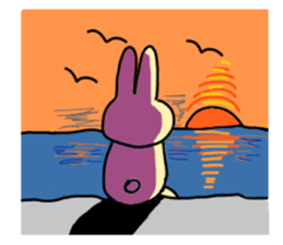 Usa-motch the Rabbit sticker #3747878