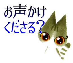 Beautiful cat SASAMI sticker #3747973