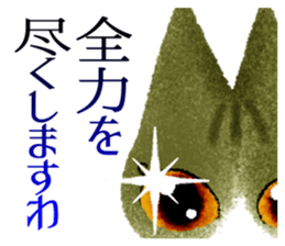 Beautiful cat SASAMI sticker #3747989