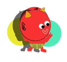 Cute demon! sticker #3748207